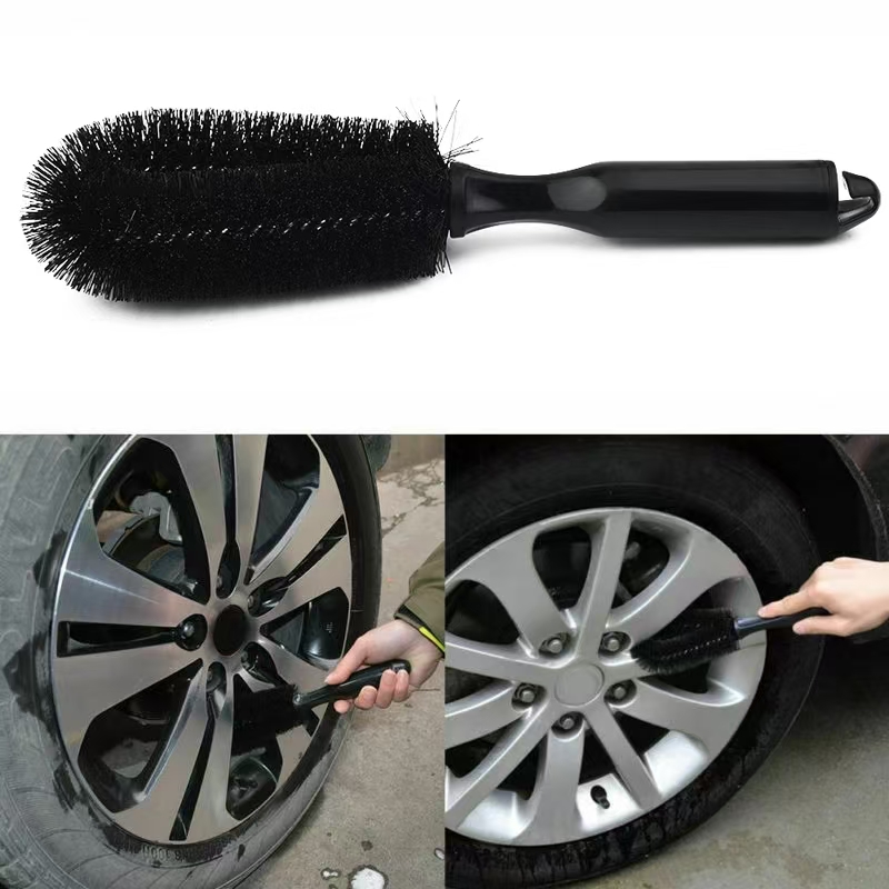 Wheel Cleaner Alloy - 자동차 휠 브러시 부드러운 강모 타이어