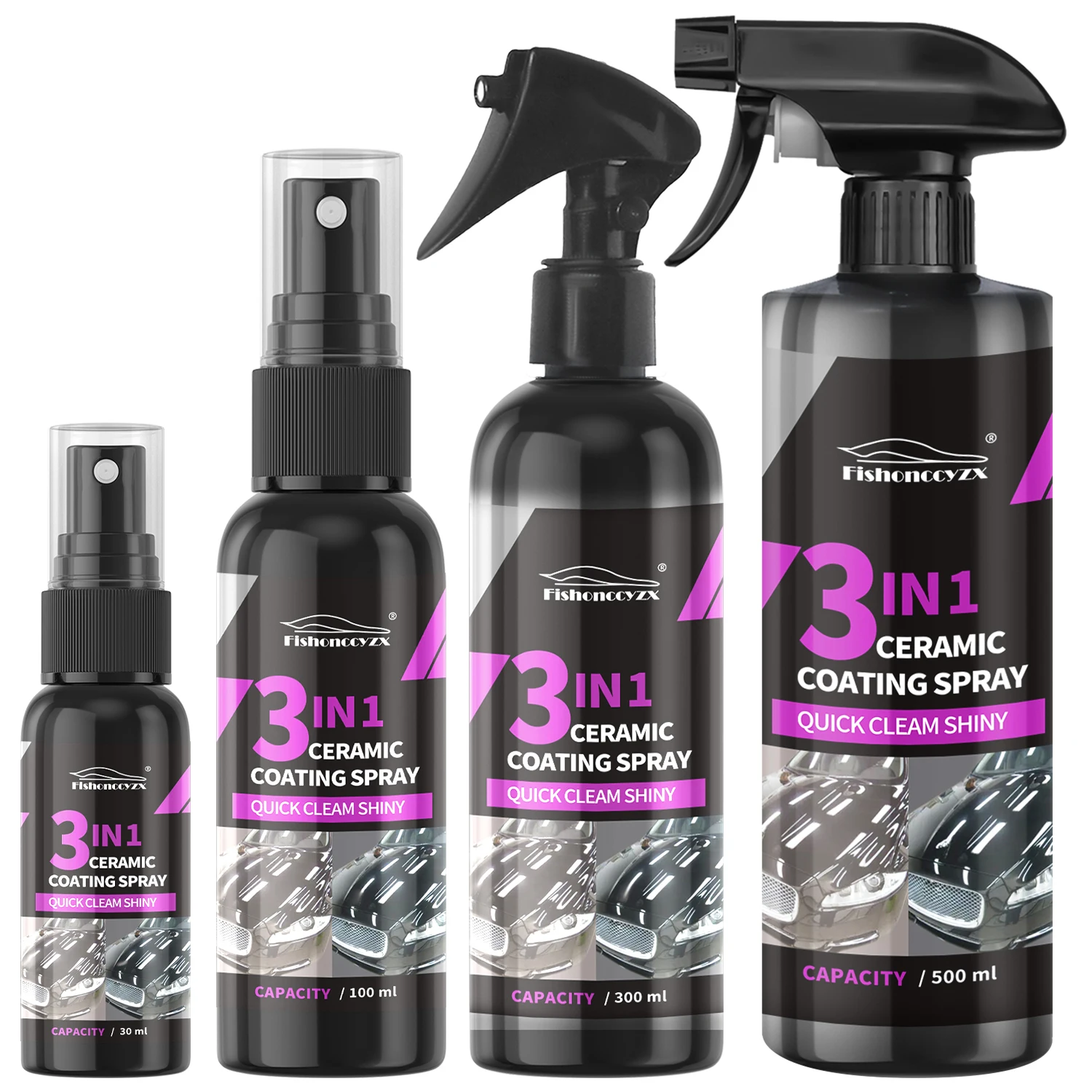 Car Wax Ceramic Coating - 3 in 1 자동차 세라믹 액상
