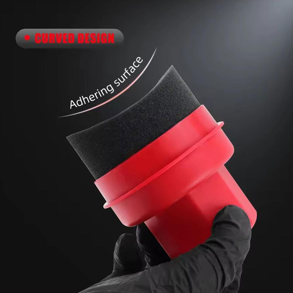 Wax Applicator Pad - 재사용 가능한 타이어 왁스 어플리케이터 스펀지(뚜껑