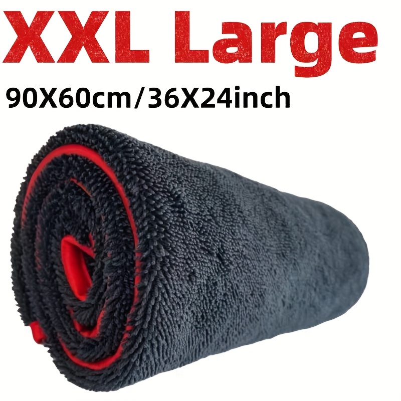 Microfiber Towel Detailing - 초흡수성 자동차 타월 XXL 특대형 마이크로파이버