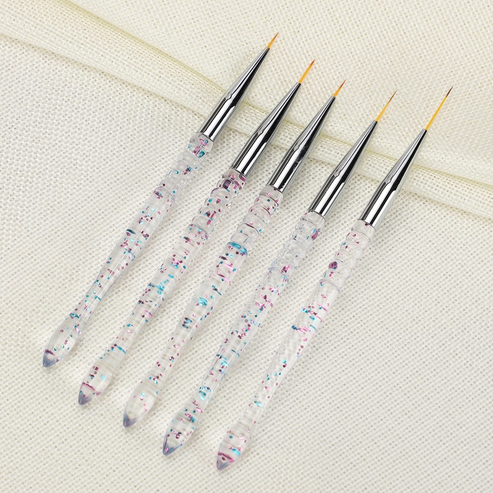 Detailing Brush Set - 5종 전문 네일 아트 라이너 브러쉬