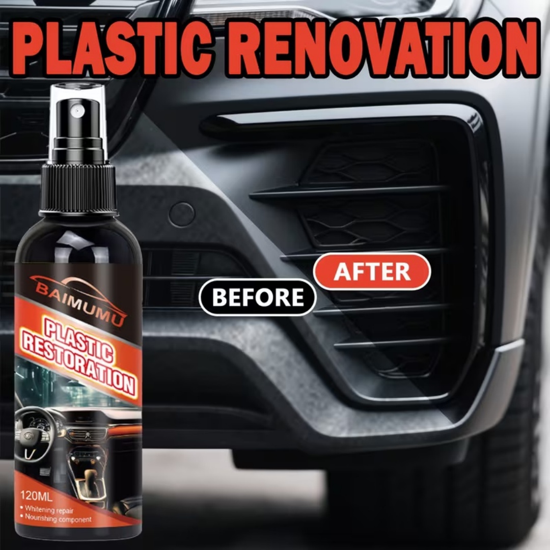 Trim Restorer Plastic - 120ml 자동차 플라스틱 복원 스프레이, 대시보드