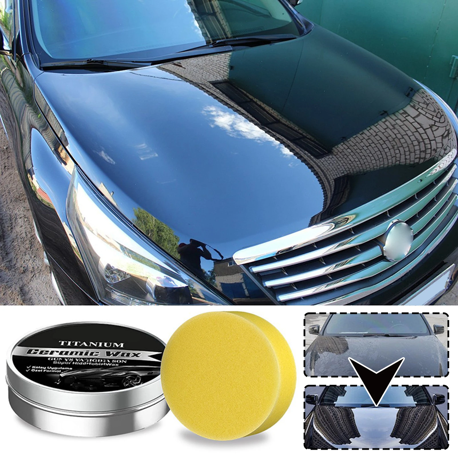 Car Wax Ceramic Coating - 자동차 코팅 연마 왁스 자동 스크래치