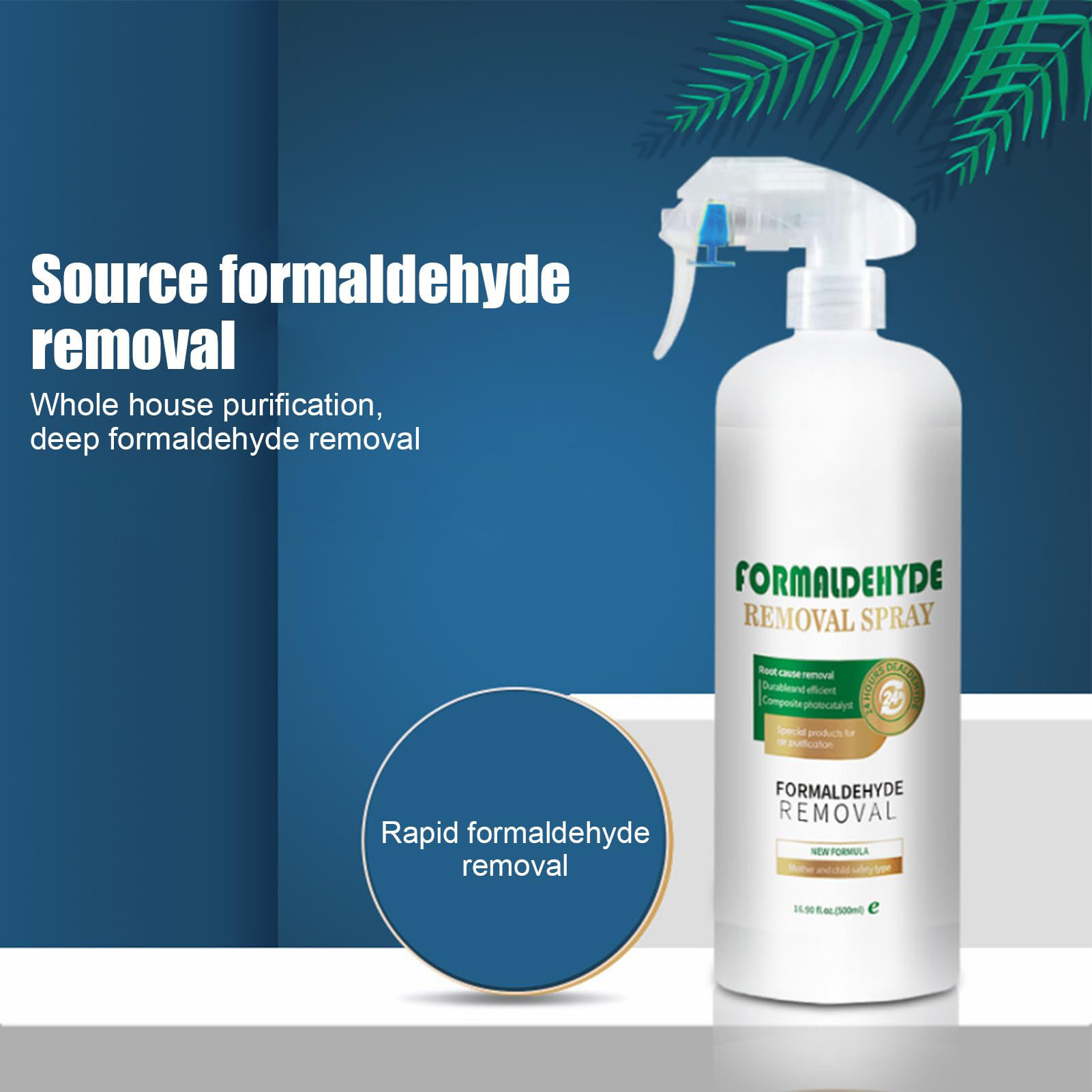Odor Eliminator Car - 500ml 포름알데히드 스프레이 효과적으로 깊은 정화