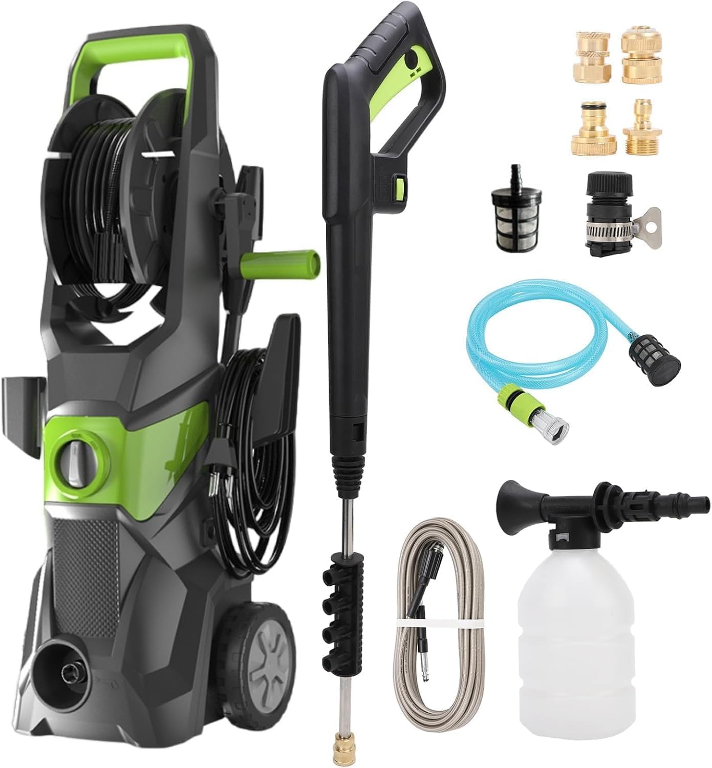 Pressure Washer Foam Gun - 4000PSI 전기 고압 세척기, 3000W 파워