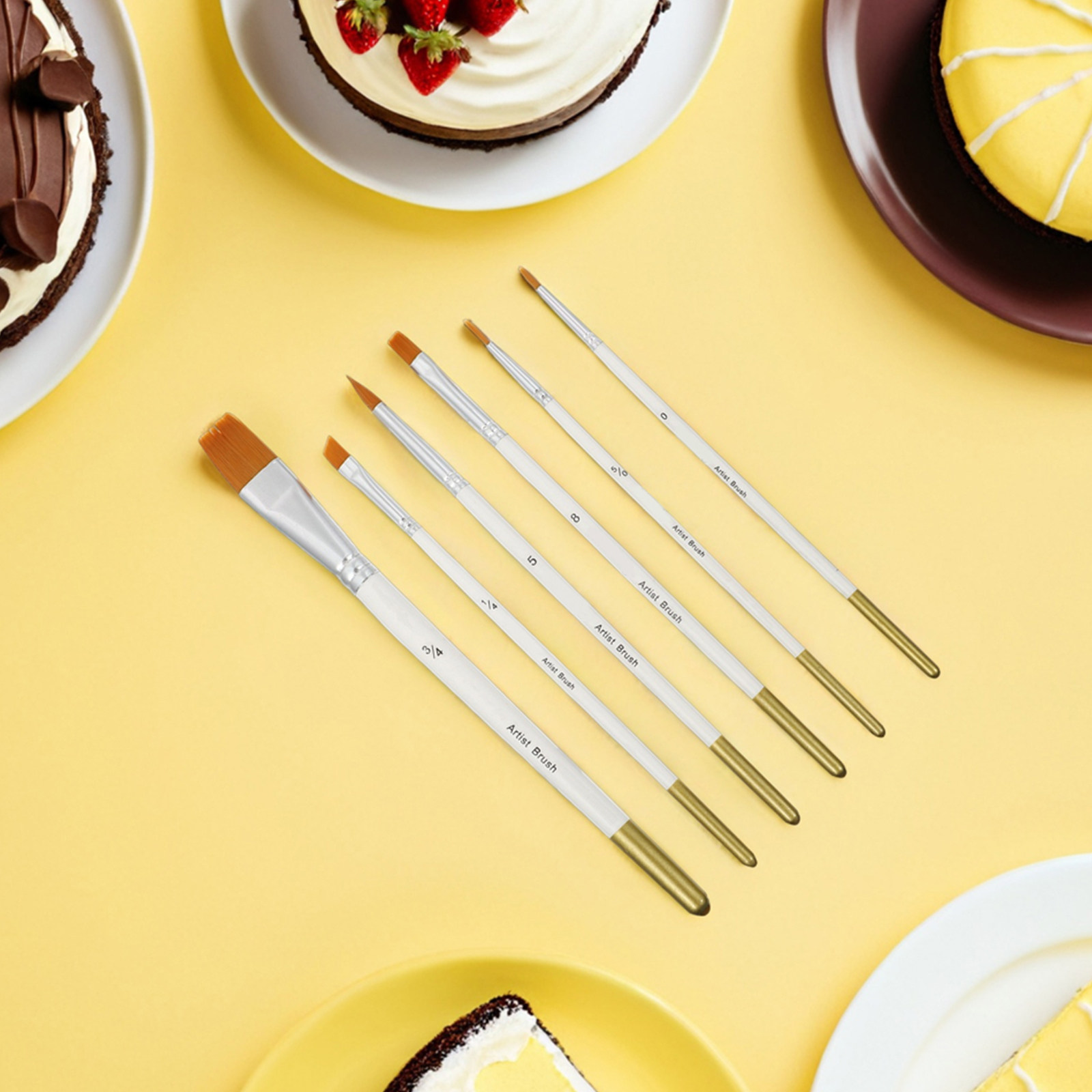 Detailing Brush Set - 12Pcs 케이크 디테일 브러쉬 세트 다목적