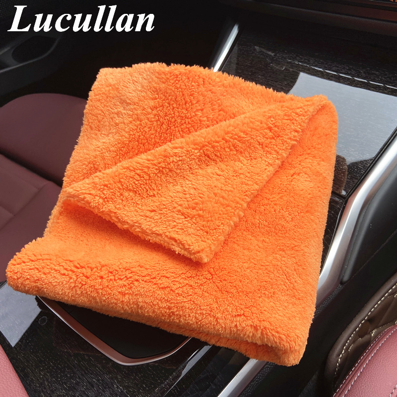 Interior Detailing Kit - Lucullan 40x40cm 오렌지 슈퍼 두꺼운 플러시