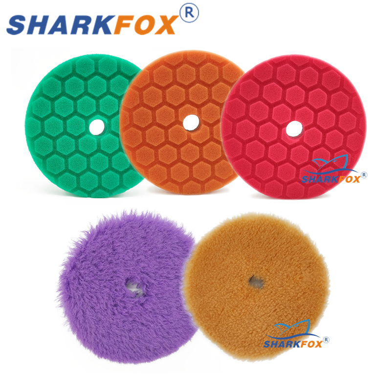 Sharkfox 자동차 스폰지 울 폴리싱 패드 세트,  - Polish Pad Set Buffer 리뷰 및 가격