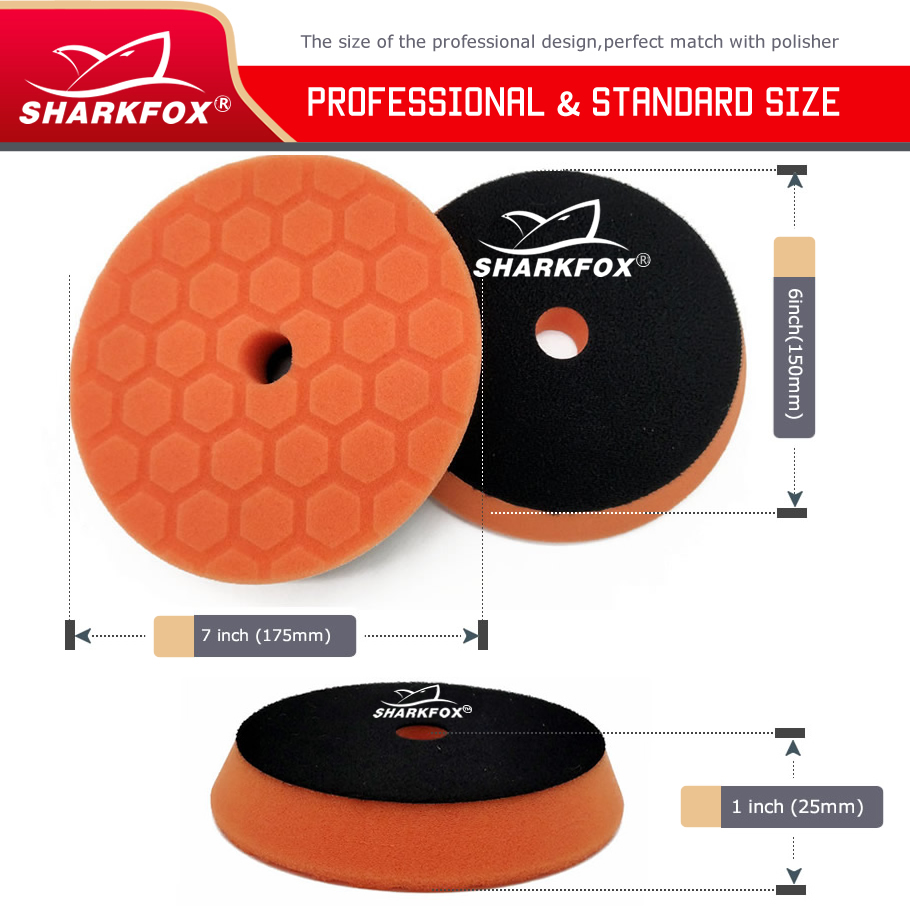 Sharkfox 자동차 스폰지 울 폴리싱 패드 세트,  - Polish Pad Set Buffer 리뷰 및 가격