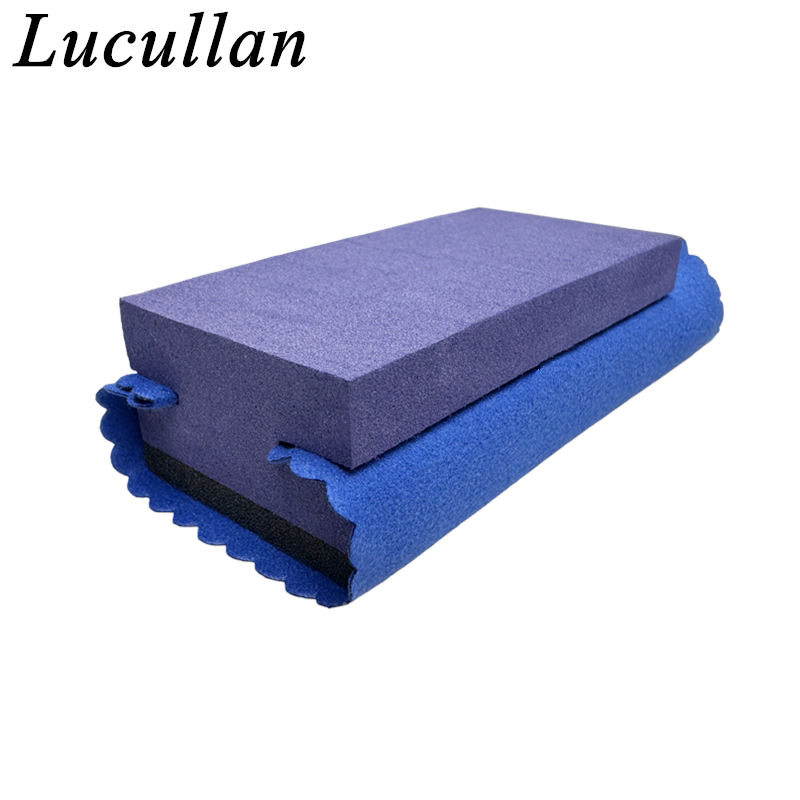 진한 파란색 스웨이드 옷을 가진 Lucullan 보라색 - Interior Detailing Kit 리뷰 및 가격