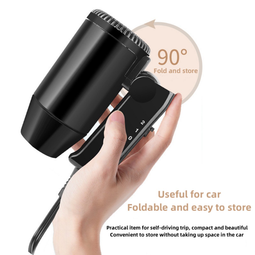 휴대용 12V 자동차 헤어 드라이어 뜨거운 차가운 접는 - Dryer Car Blower 리뷰 및 가격
