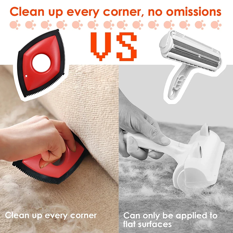 4 가지 모드 애완 동물 헤어 리무버 빗 브러시 개 고 - Seat Cleaner Fabric 리뷰 및 가격