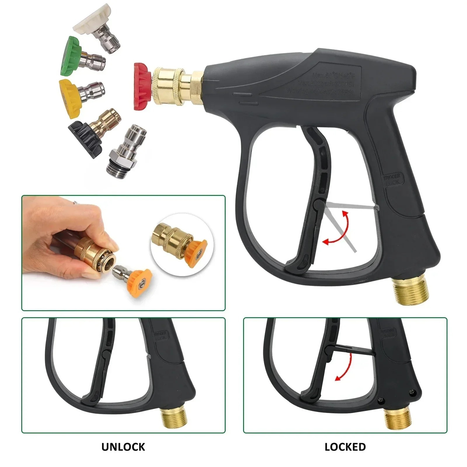 1/4인치 퀵 커넥트 폼 캐논 및 고압 세척기 건 키트 - Pressure Washer Foam Gun 리뷰 및 가격
