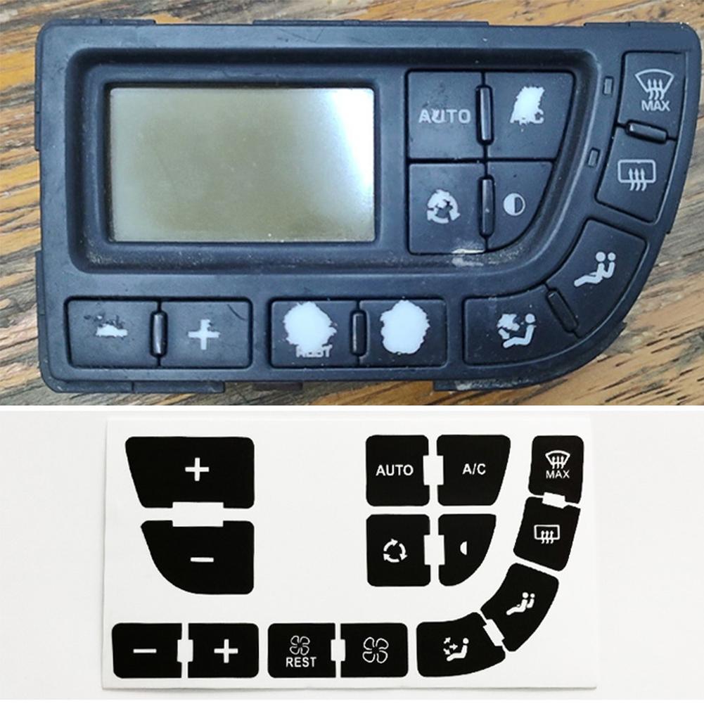자동차 비닐 센터 컨트롤 단추 수리 스티커, 에어컨 기 - Trim Restorer Plastic 리뷰 및 가격