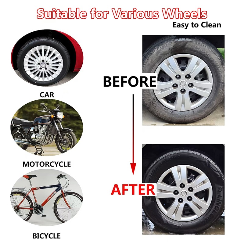 자동차 휠 브러시 부드러운 강모 타이어 스틸 링, 세부 - Wheel Cleaner Alloy 리뷰 및 가격