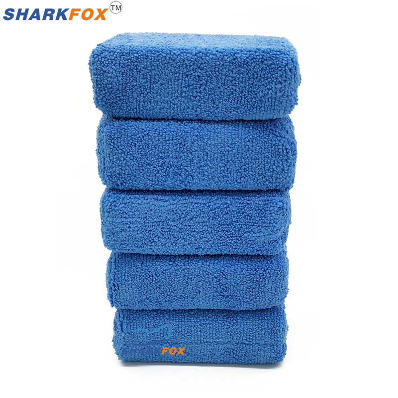 Sharkfox 5 개/몫 직사각형 마이크로 화이버 애 - Wax Applicator Pad 리뷰 및 가격