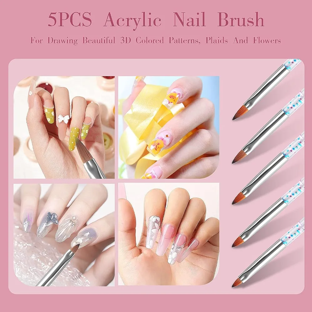 32개 네일 아트 브러쉬, 아크릴 브러쉬, 초보자를 위 - Detailing Brush Set 리뷰 및 가격