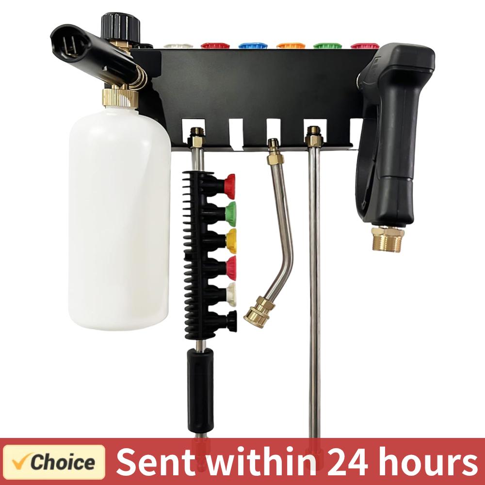 압력 와셔 건 홀더 1/4 퀵 커넥터 고압 물총 보관  - Pressure Washer Foam Gun 리뷰 및 가격