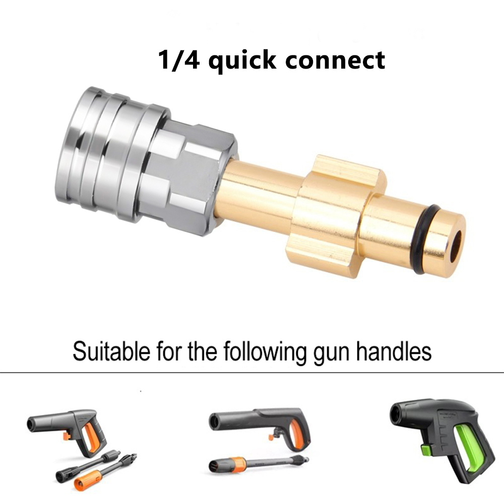 고압 세척기 퀵 커넥터 1/4 스테인리스 스틸 어댑터  - Pressure Washer Foam Gun 리뷰 및 가격