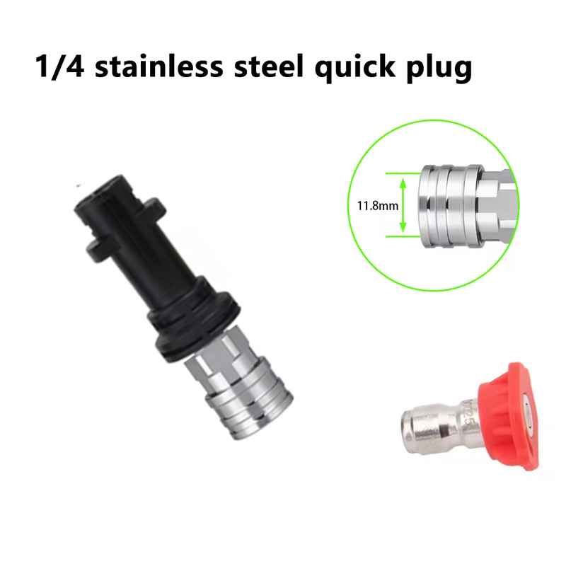 고압 세척기 퀵 커넥터 1/4 스테인리스 스틸 어댑터  - Pressure Washer Foam Gun 리뷰 및 가격