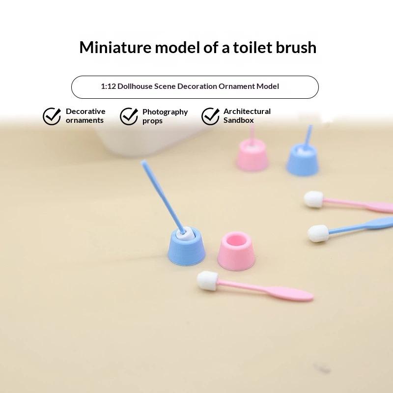 1 세트 미니 시뮬레이션 화장실 브러시 1:12 인형  - Detailing Brush Set 리뷰 및 가격
