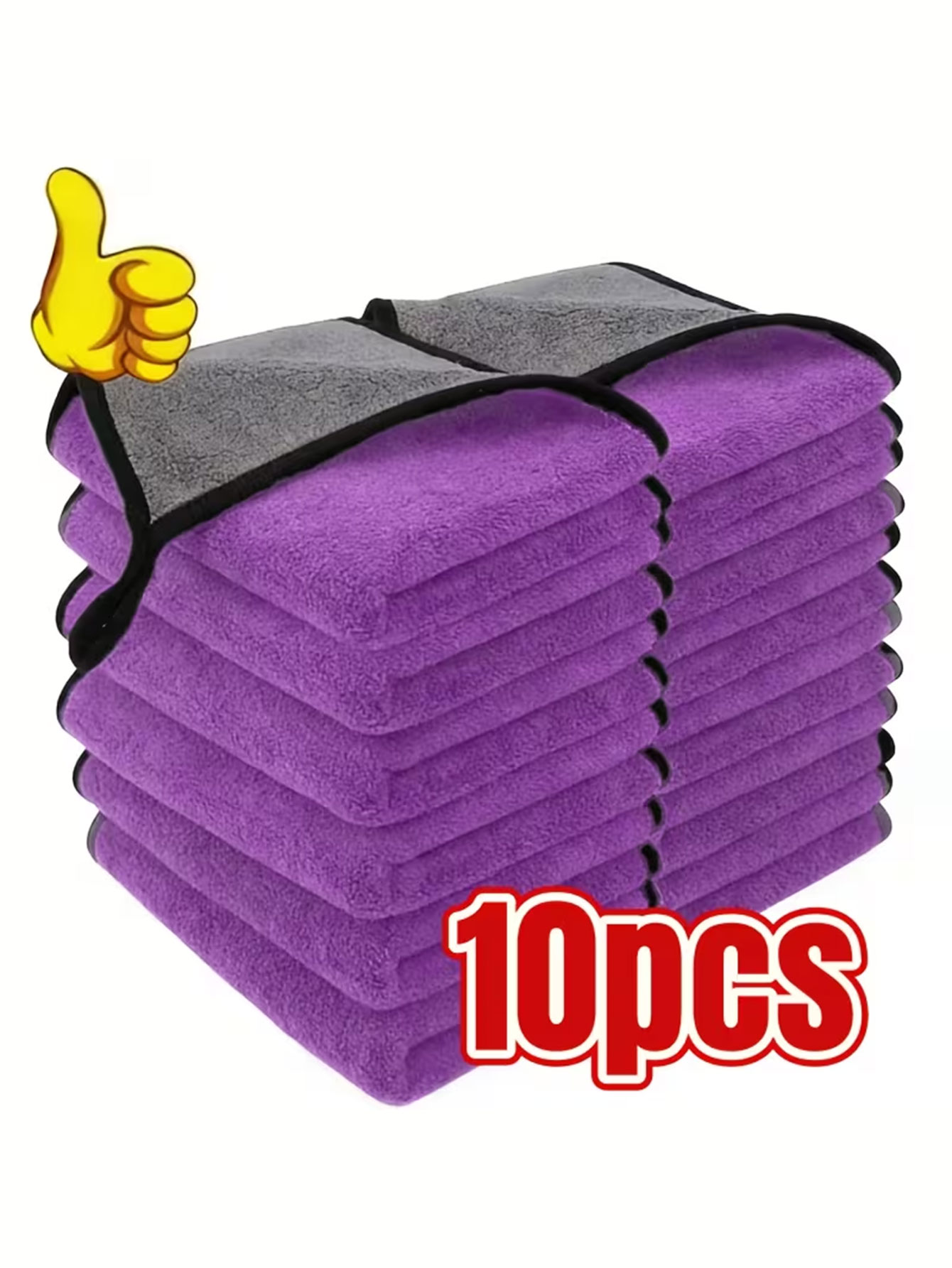10팩 양면 코랄 벨벳 극세사 청소용 천 |     고 - Microfiber Towel Detailing 리뷰 및 가격