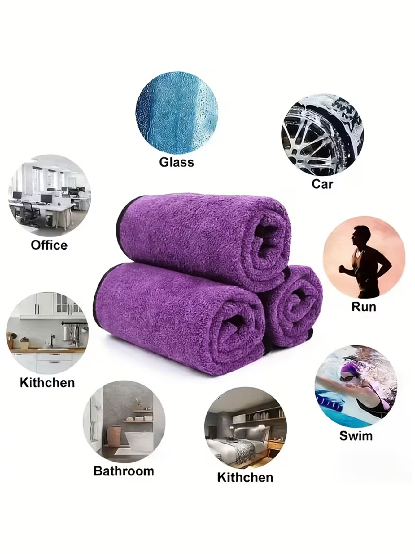 10팩 양면 코랄 벨벳 극세사 청소용 천 |     고 - Microfiber Towel Detailing 리뷰 및 가격