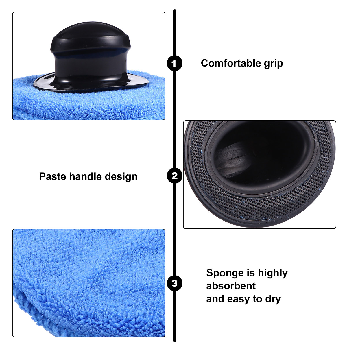 8Pcs 자동차 왁싱 스폰지 손잡이가있는 고품질 소프트 - Wax Applicator Pad 리뷰 및 가격