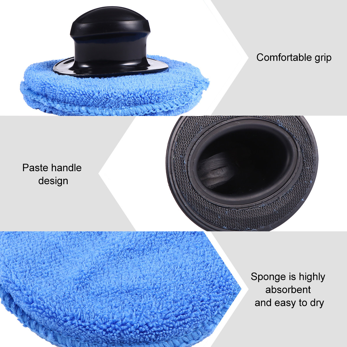 8Pcs 자동차 왁싱 스폰지 손잡이가있는 고품질 소프트 - Wax Applicator Pad 리뷰 및 가격