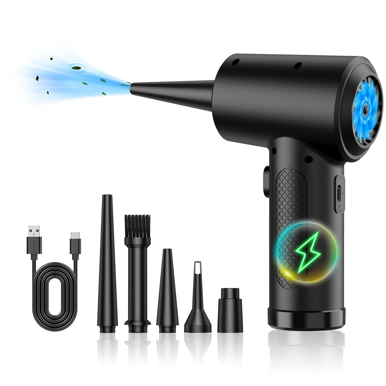 압축 공기 먼지 떨이 전기 충전식 무선 공기 송풍기 컴 - Dryer Car Blower 리뷰 및 가격