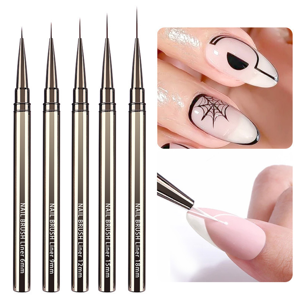 5피스 전문 네일 아트 브러쉬 세트, 정밀한 윤곽선과  - Detailing Brush Set 리뷰 및 가격