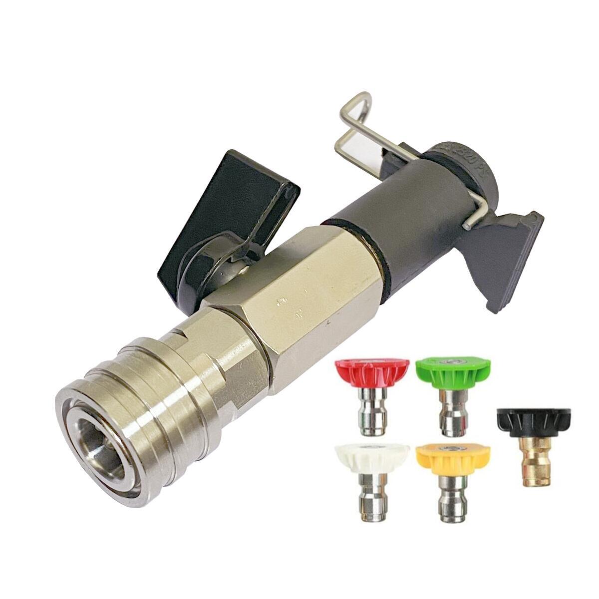 1/4인치 퀵 커넥트 고압 세척 볼 밸브 키트, 케르처 - Pressure Washer Foam Gun 리뷰 및 가격
