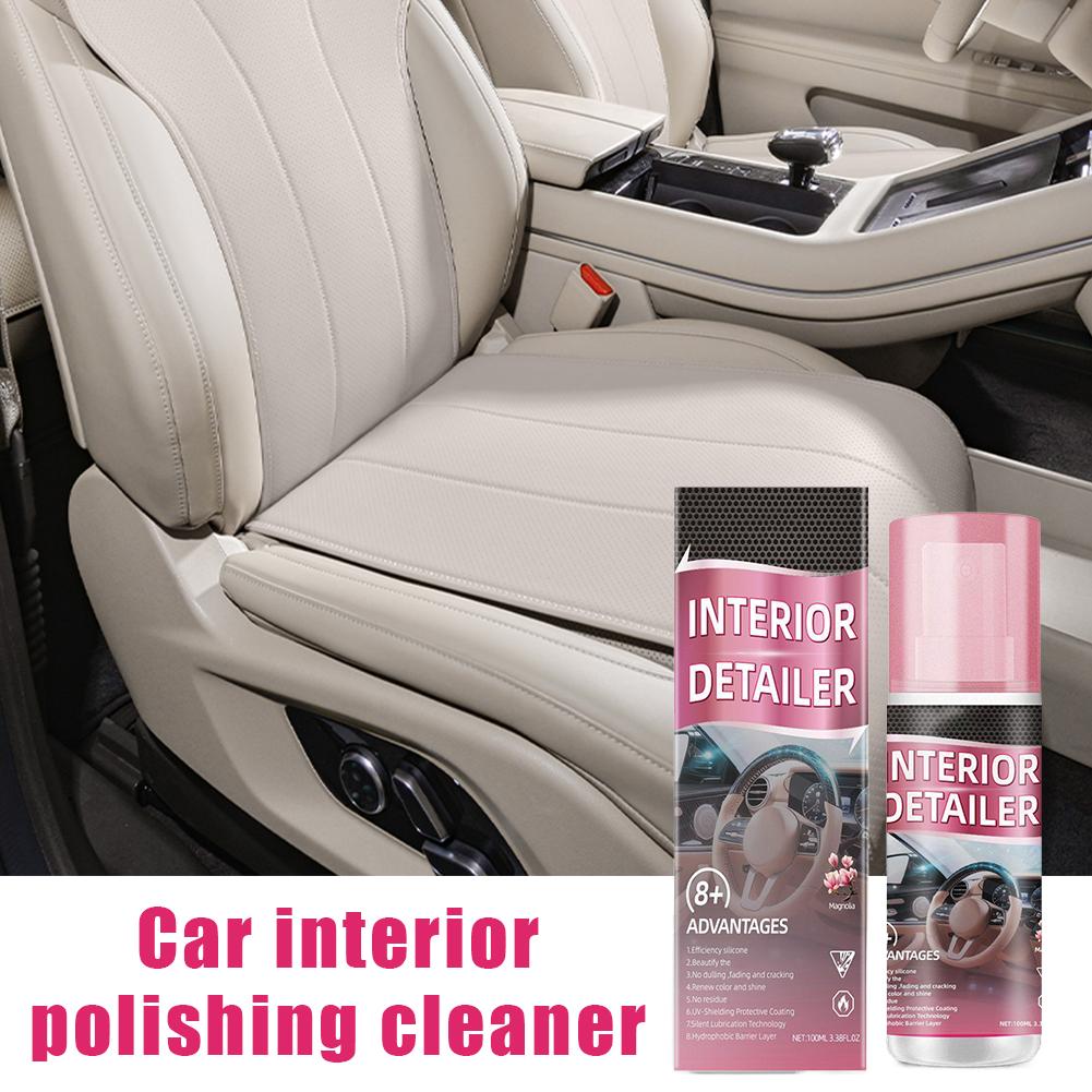 100ml 자동차 내부 광택 세정제, 헹굼 불필요 다목 - Leather Cleaner Interior 리뷰 및 가격