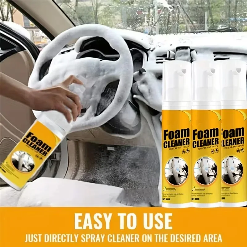 다기능 폼 클리너 자동차 내부 강력한 오염 제거 루프  - Leather Cleaner Interior 리뷰 및 가격
