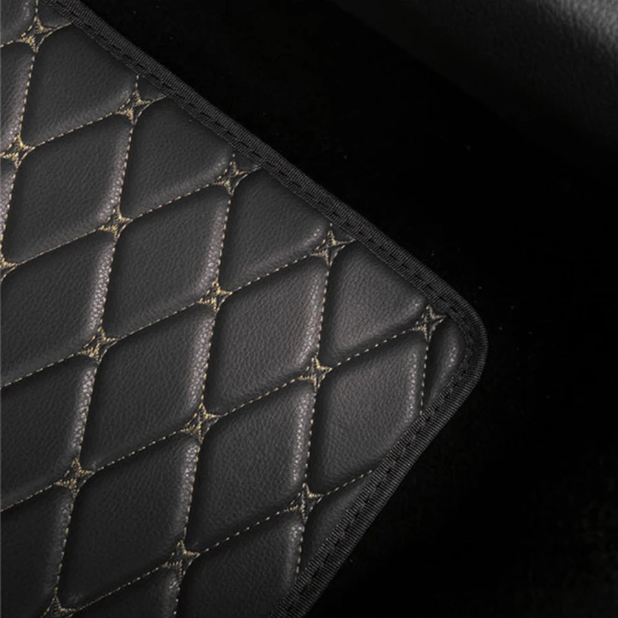 4개 세트 PU 가죽 블랙 자동차 바닥 매트 방수 앞뒤 - Leather Cleaner Interior 리뷰 및 가격