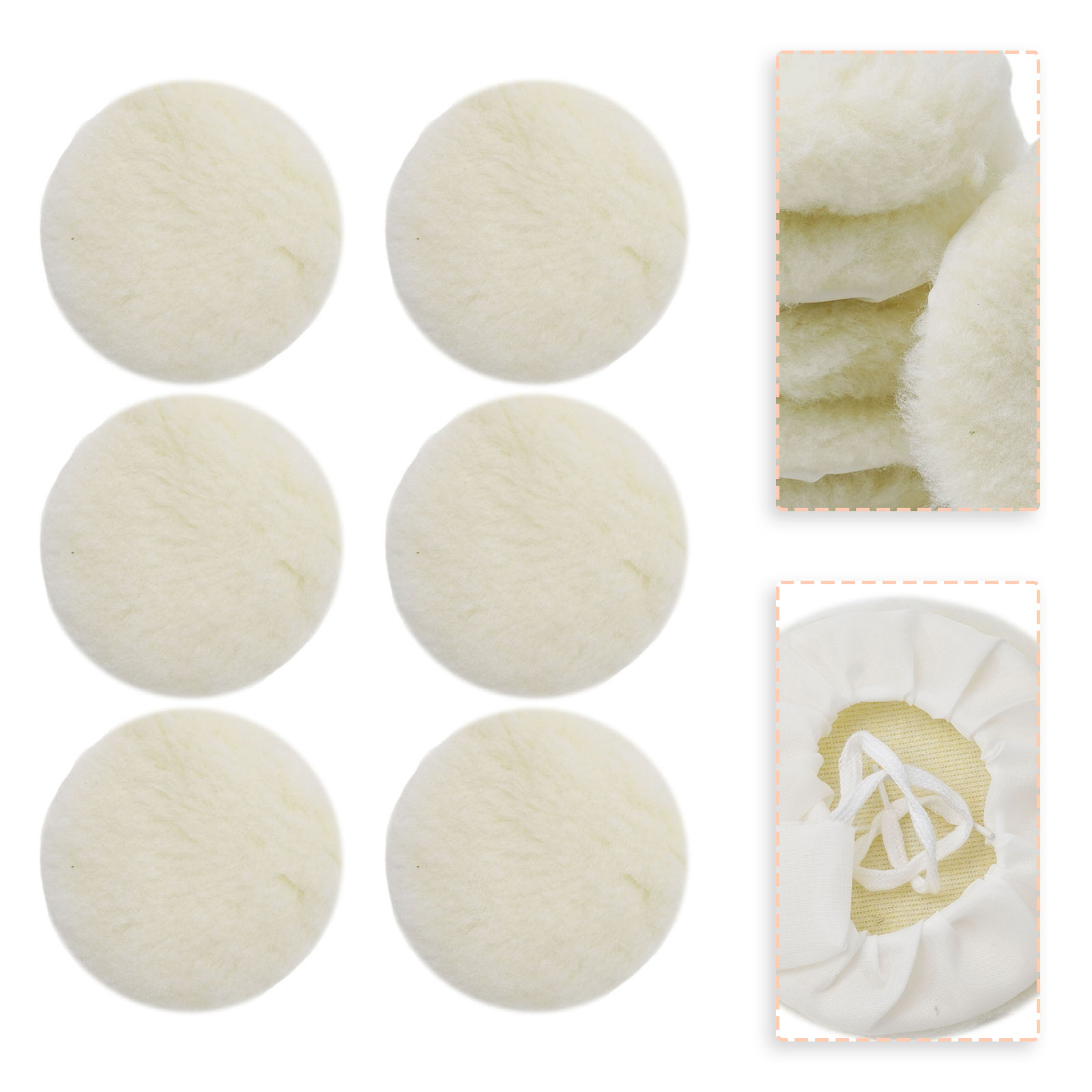 버핑 패드 세트 125mm 버퍼 양모 폴리셔 광택 세척 - Polish Pad Set Buffer 리뷰 및 가격
