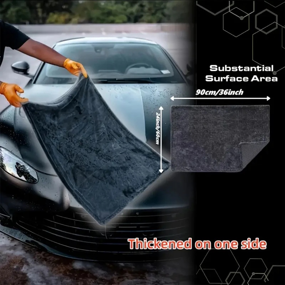 대형 짙은 회색 자동차 마이크로 화이버 타월 강력 흡수 - Microfiber Towel Detailing 리뷰 및 가격