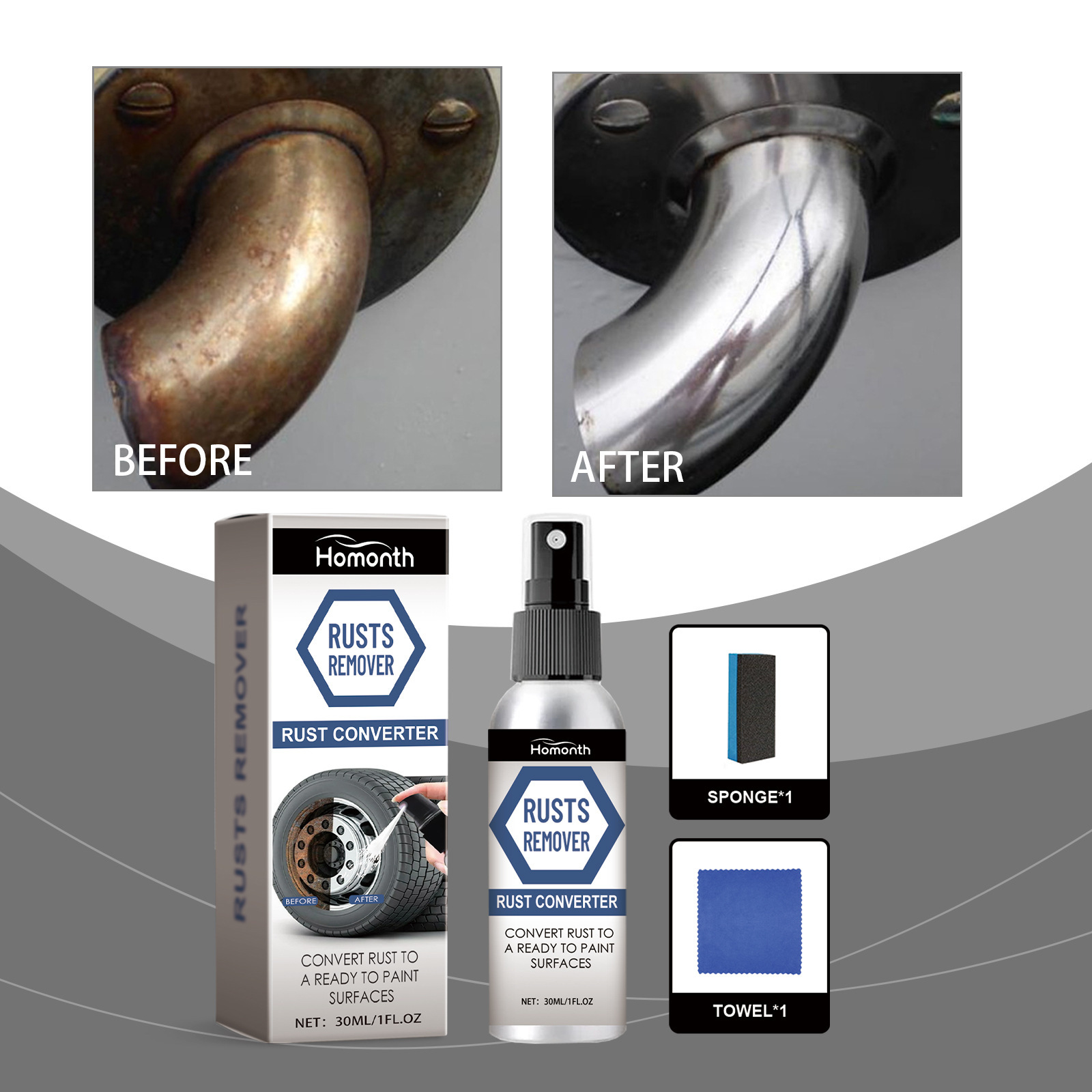 자동차 휠 철분 녹 제거제 스프레이 빠른 효과 타이어  - Wheel Cleaner Alloy 리뷰 및 가격