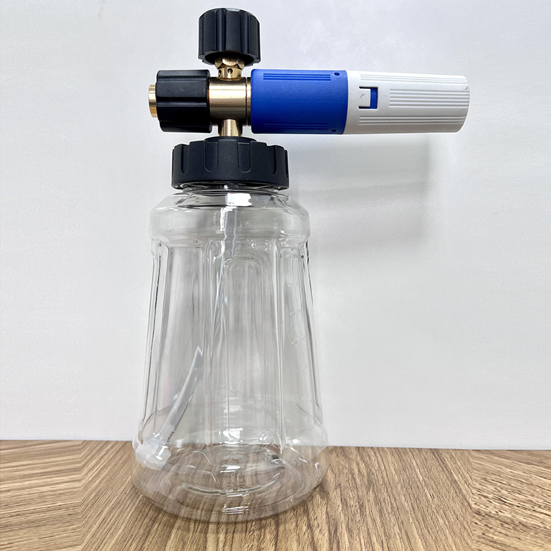다양한 어댑터가 있는 투명 폼 케틀 (카처/보쉬/닐피스 - Pressure Washer Foam Gun 리뷰 및 가격