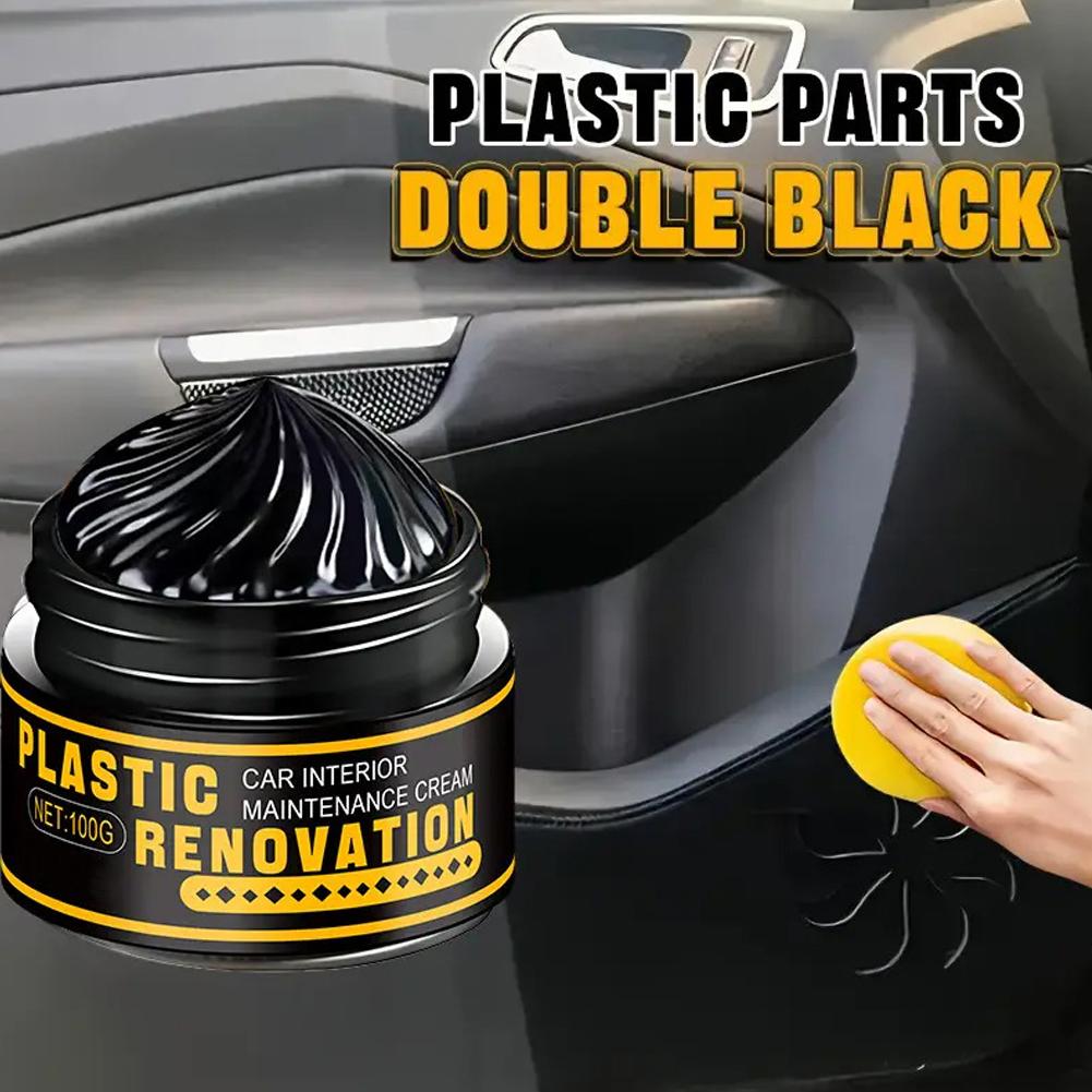 플라스틱 코팅 복원 페이스트 오래 지속되는 블랙 광택  - Leather Cleaner Interior 리뷰 및 가격
