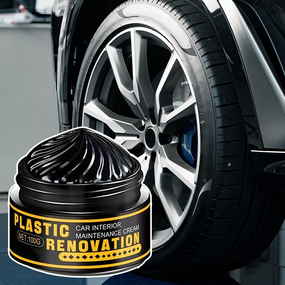 플라스틱 코팅 복원 페이스트 오래 지속되는 블랙 광택  - Leather Cleaner Interior 리뷰 및 가격