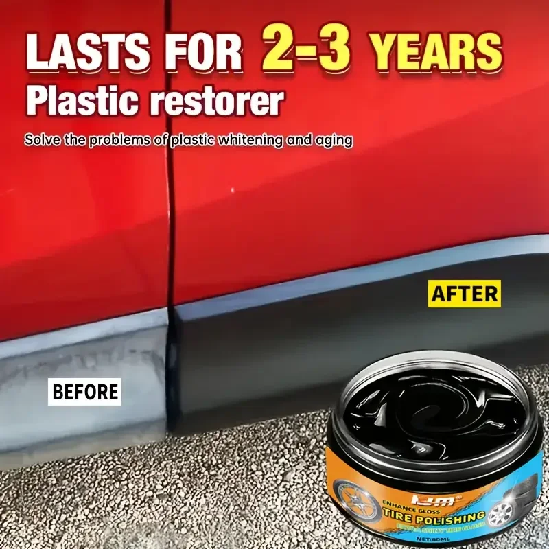 오토바이용 자동차 타이어 광택 및 보호 왁스 - 플라스 - Trim Restorer Plastic 리뷰 및 가격